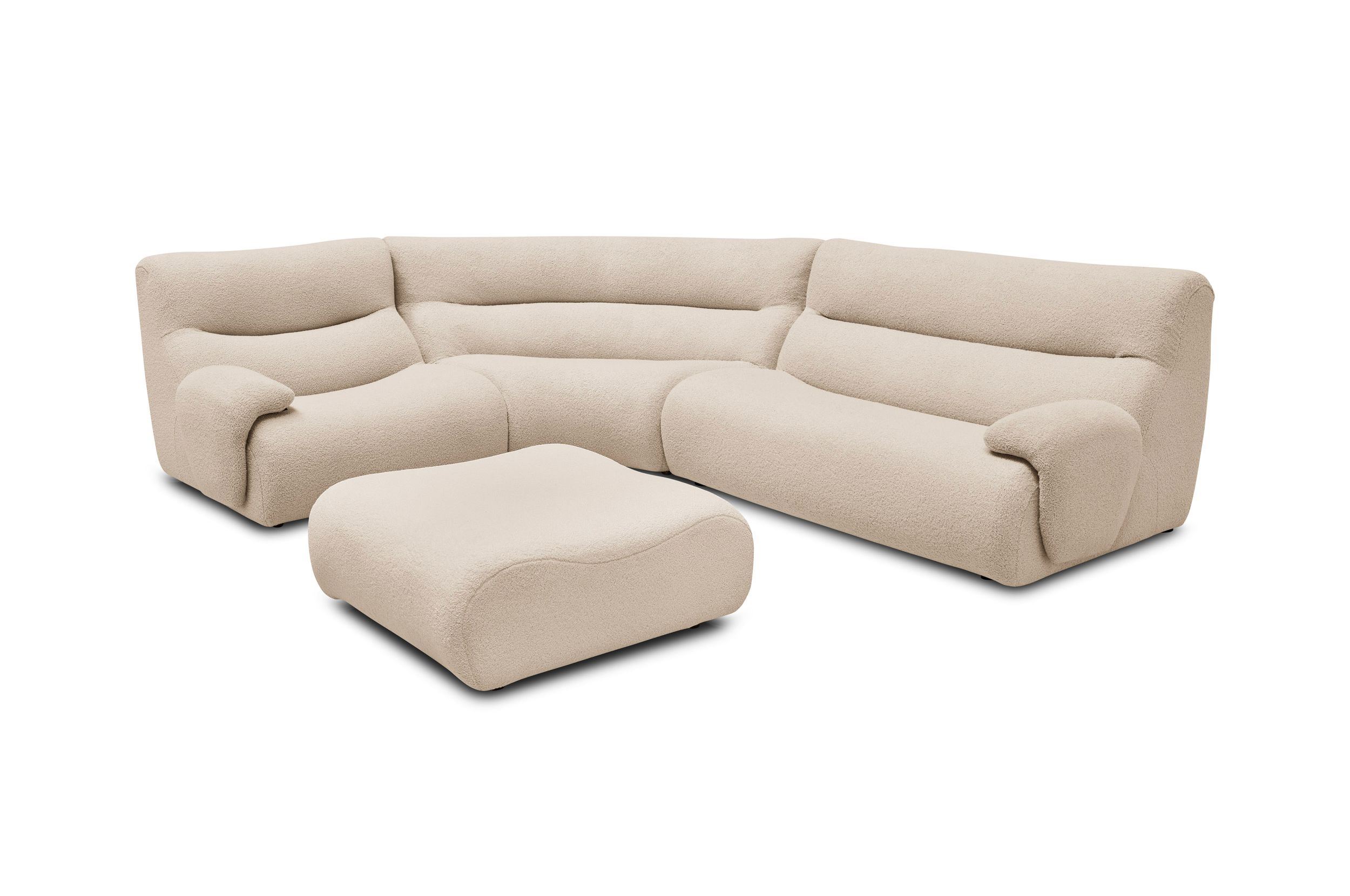 1978 Curve Modular Sofa with Ottoman King Living