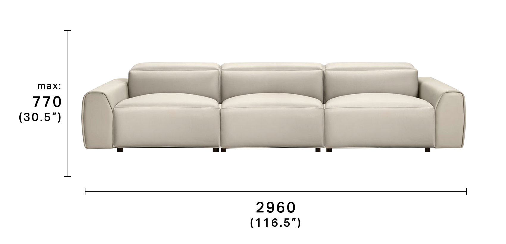 Nimbus Reclining Sofa Luxurious recliner Modular sofa Lounge