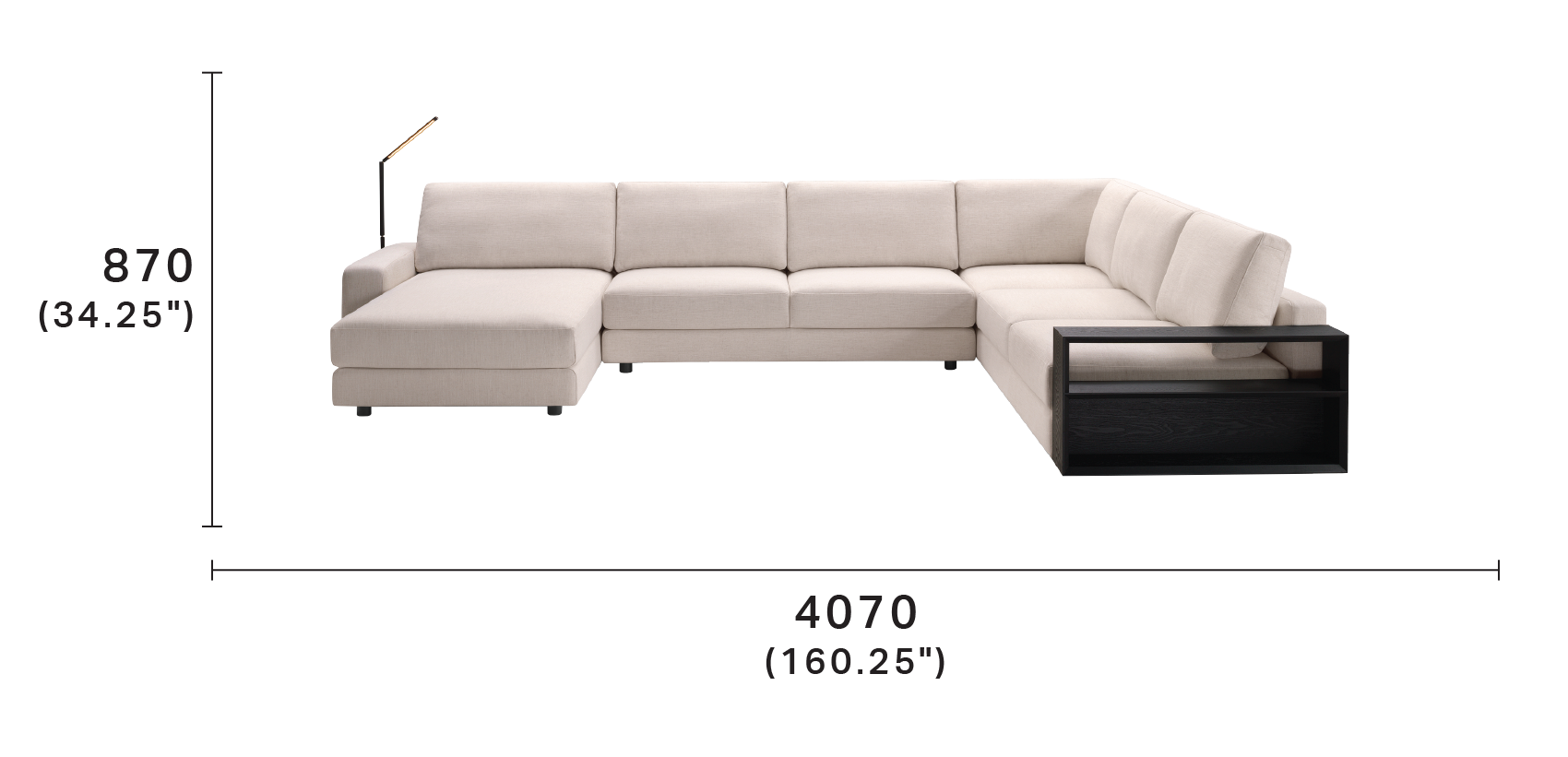 Concerto Modular Sofa Curved Sofa Modular Flexibility Lounge