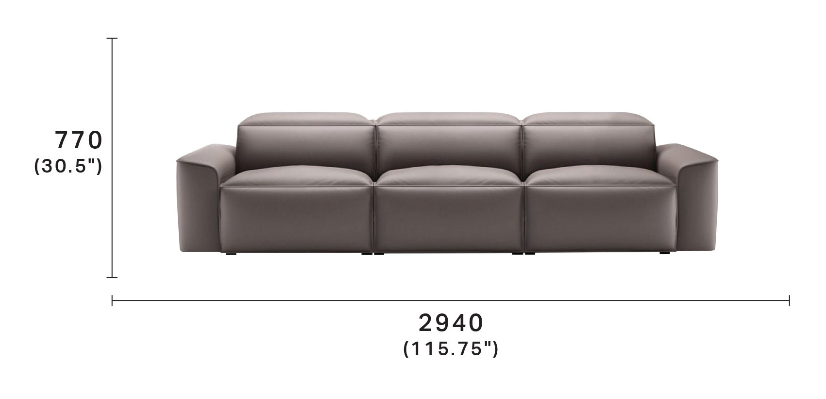 King Cloud V Recliner Sofa Luxurious reclining sofa Lounge Couch