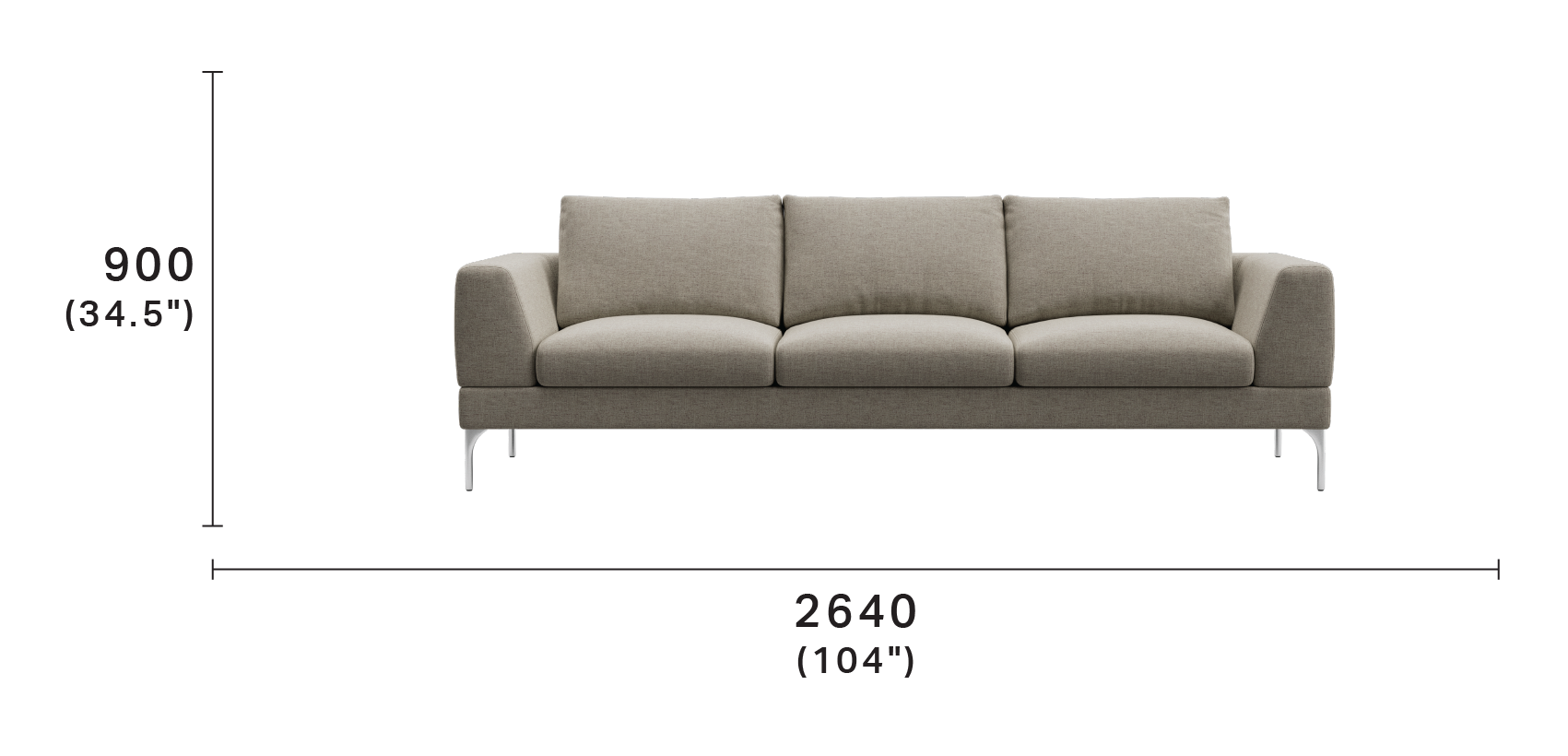 Plaza Sofa timeless Australian design King King Living