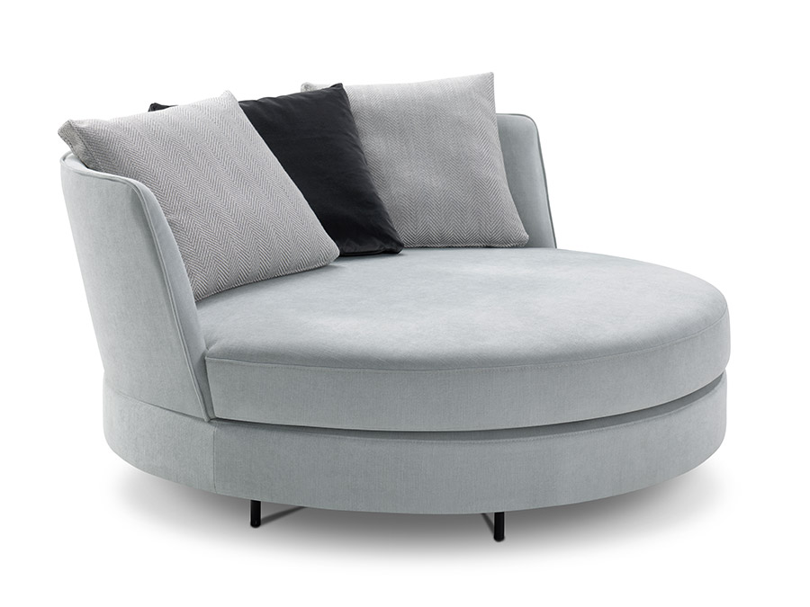 Delta Iii Circle Sofa Lounge, Round Rotating Sofa Chair